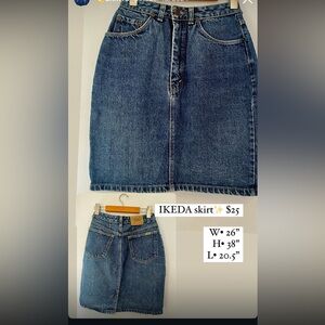 IKEDA Denim Skirt